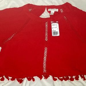 Cute bohemian style crop top